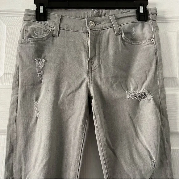 Ripped Skinny Jeans 7 for All Mankind - Picture 4 of 6